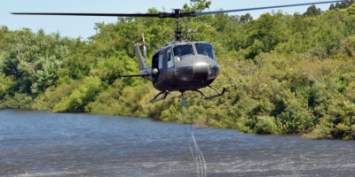 Bomberos controlaron importante incendio en zona de Playa Grande