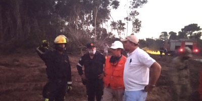 Incendio en Punta del Diablo est� en "per�odo de liquidaci�n"; se quemaron casi 50 hect�reas de campo