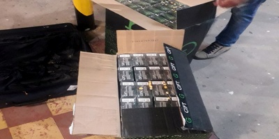 Incautan 22.000 cigarrillos de contrabando