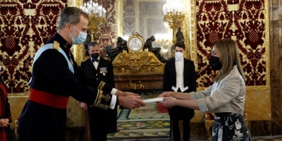 Ayala entreg� sus cartas credenciales a Felipe VI