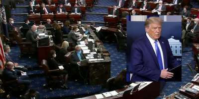 Se lleva cabo  juicio pol�tico contra Donald Trump por asalto al Capitolio 