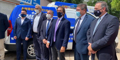 Lacalle Pou inaugur� el nuevo CTI del Hospital de Las Piedras