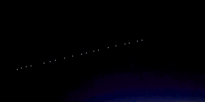 Sigue la pol�mica ante la "constelaci�n" de sat�lites de Elon Musk -Starlink- destinado a llevar a internet a zonas remotas