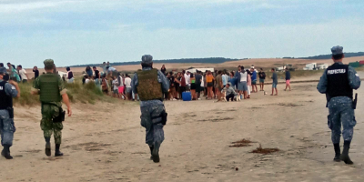 La Armada Nacional disolvi� aglomeraciones en varias fiestas de Rocha