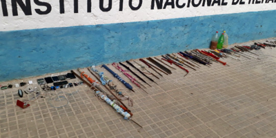 Requisa en c�rcel de Maldonado termin� con incautaci�n de cortes carcelarios y celulares