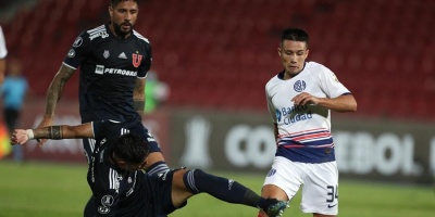 San Lorenzo ara�a un punto clave en la cancha del Universidad de Chile