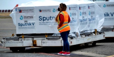 Argentina recibe 330.000 dosis de Sputnik V y ya cuenta con 4.380.540 vacunas