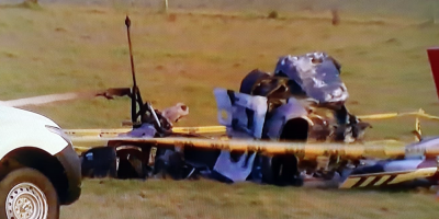 Cae helic�ptero que transportaba vacunas a Rocha 