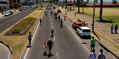 Intendencia suspendi� el paseo peatonal de la Rambla este fin de semana