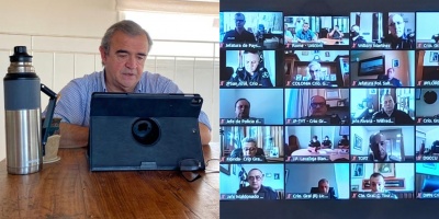 Larra�aga pidi� a jefes de Polic�a "redoblar esfuerzos" especialmente durante este fin de semana largo