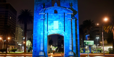 Luces azules por campa�a mundial de sensibilizaci�n sobre el autismo