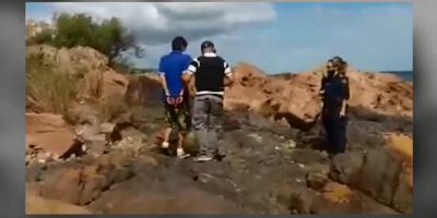 Detuvieron a dos rapi�eros que robaron a un taxista en Piri�polis