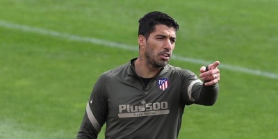 Luis Su�rez sufre una lesi�n muscular en la pierna izquierda