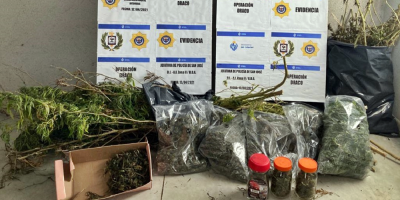 Detuvieron al autor de una rapi�a y le incautaron m�s de 7 kilos de marihuana
