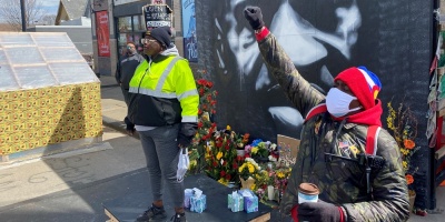 Mine�polis se convierte en una fiesta con George Floyd en el recuerdo