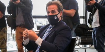 Lacalle Pou se reuni� con l�deres de la coalici�n de Gobierno