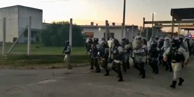 Realizan requisa general en la c�rcel de Santiago V�zquez