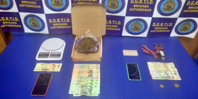 Detuvieron a dos personas que vend�an drogas en Nuevo Par�s