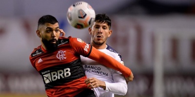 Flamengo gana con doblete de Gabigol y se afirma en la cima del grupo G