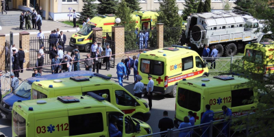Rusia rebaja a 8 los muertos en una escuela en Kaz�n, entre ellos 7 ni�os