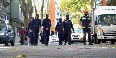 El ministro del Interior, Jorge Larra�aga, defendi� el operativo de desalojo en el Barrio Sur