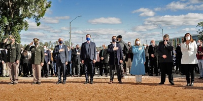 Lacalle Pou manifest� disconformidad por vallado previo al acto por Batalla de Las Piedras