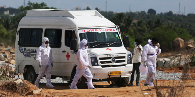 La India registra nuevo r�cord de muertes por covid en plena baja de casos