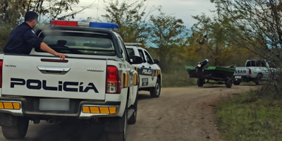 Detuvieron a dos hombres que cazaban ciervos en las costas del r�o Y�