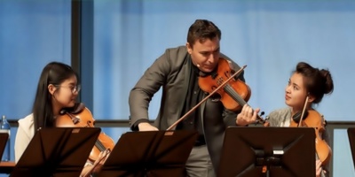 J�venes talentos uruguayos en clases magistrales con el virtuoso violinista Maxim Vengerov, entre otros