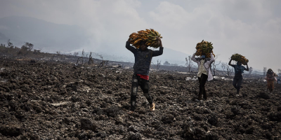 Evacuadas 400.000 personas en Goma por la erupci�n del volc�n Nyiragongo