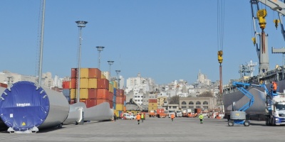 Corredor sanitario en el Puerto de Montevideo