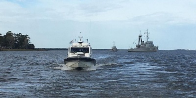 Armada realiza su decano ejercicio �R�o revuelto� en Nuevo Berl�n
