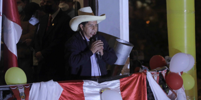 Pedro Castillo se mantiene adelante en elecciones de Per�, al 94,9 % de votos