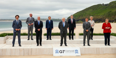 Johnson recibe a los l�deres del G7 en la cumbre de Cornualles