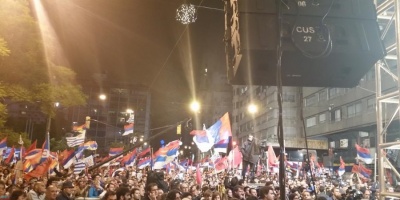 Vzquez a la militancia: "Es una noche mgica"