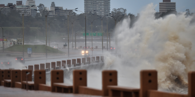 Fuerte temporal provoc voladura de techos e inundaciones en el Este