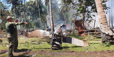 Aumentan a 50 los fallecidos en el accidente de un avin militar filipino