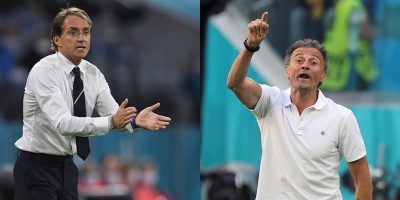 Italia y Espaa juegan por semifinales
