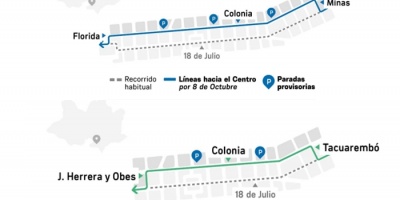  Calles cortadas y espacios peatonales