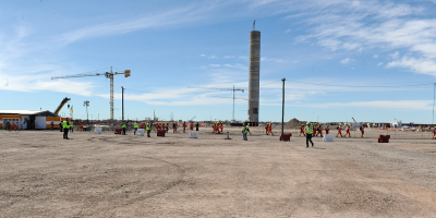 Tras acuerdo con trabajadores se retoma la obra de UPM en Pueblo Centenario