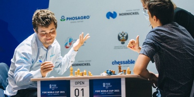 Carlsen ante Esipenko en Copa del Mundo