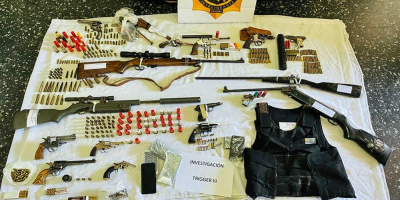 Ocho detenidos tras operaci�n por tr�fico de armas en Montevideo y Rocha