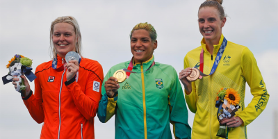 Oro en nataci�n de aguas abiertas para la brasile�a Cunha