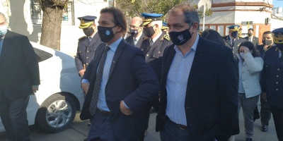 Lacalle Pou particip� del velatorio del Jefe de Polic�a de Florida