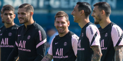 Risas y complicidad en el primer entrenamiento abierto de Messi en el PSG