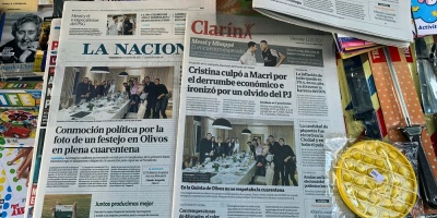 Argentina: Esc�ndalo por foto de festejo presidencial sacude al pa�s en plena campa�a