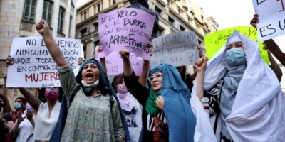 Feministas piden en Barcelona respuesta internacional para mujeres afganas