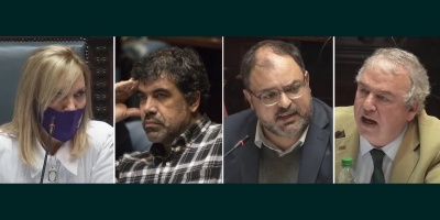 Presidente del senado Beatriz Argim�n le recrimin� al senador Andrade por falta de respeto durante la interpelaci�n al ministro Heber