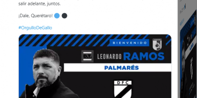 Leonardo Ramos ficha como nuevo entrenador del Quer�taro mexicano