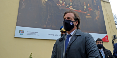 Lacalle Pou encabez� acto oficial por el 196 aniversario del D�a de la Independencia